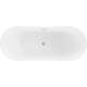 Mexen Celia wanna wolnostojąca 170 x 75 cm, biała, przelew chrom - 52331707500-01, 5 image