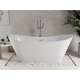 Mexen Celia wanna wolnostojąca 170 x 75 cm, biała, przelew chrom - 52331707500-01, 3 image