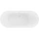 Mexen Roxy wanna wolnostojąca 180 x 85 cm, biała/czarna, przelew biały - 51201808575-20, изображение 5