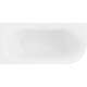 Mexen Mia wanna wolnostojąca narożna lewa 180 x 80 cm, biała, przelew biały - 52691808000L-20, изображение 5