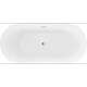 Mexen Roxy wanna wolnostojąca 170 x 80 cm, biała, przelew chrom - 51201708000-01, 5 image