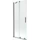 Mexen Velar parawan nawannowy 2-skrzydłowy rozsuwany 80 x 150 cm, transparent, gun metal - 896-080-000-01-95