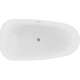Mexen Giada wanna wolnostojąca 170 x 90 cm, biała połysk, przelew miedź szczotkowana - 52741709000-65, изображение 2