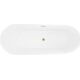 Mexen Dora wanna wolnostojąca 170 x 75 cm, biała, przelew złoty szczotkowany - 52071707500-55, изображение 2