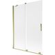 Mexen Velar parawan nawannowy 2-skrzydłowy rozsuwany 130 x 150 cm, szron, złoty - 896-130-000-31-50