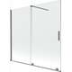 Mexen Velar parawan nawannowy 2-skrzydłowy rozsuwany 170 x 150 cm, transparent, gun metal - 896-170-000-01-95
