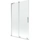 Mexen Velar L parawan nawannowy 2-skrzydłowy rozsuwany 110 x 150 cm, transparent, chrom - 896-110-003-01-01