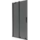 Mexen Velar parawan nawannowy 2-skrzydłowy rozsuwany 90 x 150 cm, grafit, czarny - 896-090-000-41-70