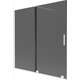 Mexen Velar parawan nawannowy 2-skrzydłowy rozsuwany 160 x 150 cm, grafit, biały - 896-160-000-41-20
