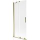 Mexen Velar parawan nawannowy 2-skrzydłowy rozsuwany 85 x 150 cm, szron, złoty - 896-085-000-31-50