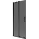 Mexen Velar parawan nawannowy 2-skrzydłowy rozsuwany 80 x 150 cm, grafit, czarny - 896-080-000-41-70