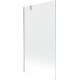 Mexen Next parawan nawannowy 1-skrzydłowy 100 x 150 cm, transparent, nikiel szczotkowany - 895-100-000-00-00-97