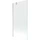 Mexen Next parawan nawannowy 1-skrzydłowy 90 x 150 cm, transparent, nikiel szczotkowany - 895-090-000-00-00-97
