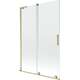 Mexen Velar L parawan nawannowy 2-skrzydłowy rozsuwany 120 x 150 cm, transparent, złoty szczotkowany - 896-120-003-01-55