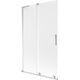 Mexen Velar L parawan nawannowy 2-skrzydłowy rozsuwany 110 x 150 cm, szron, chrom - 896-110-003-31-01