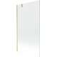 Mexen Next parawan nawannowy 1-skrzydłowy 100 x 150 cm, transparent, złoty szczotkowany - 895-100-000-00-00-55