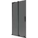 Mexen Velar L parawan nawannowy 2-skrzydłowy rozsuwany 90 x 150 cm, grafit, czarny - 896-090-003-41-70
