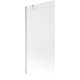 Mexen Next parawan nawannowy 1-skrzydłowy 90 x 150 cm, szron, nikiel szczotkowany - 895-090-000-00-30-97
