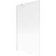 Mexen Next parawan nawannowy 1-skrzydłowy 100 x 150 cm, prążki, biały - 895-100-000-00-09-20