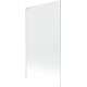 Mexen Next L parawan nawannowy 1-skrzydłowy 100 x 150 cm, transparent, biały - 895-100-000-03-00-20