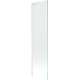 Mexen Next L parawan nawannowy 1-skrzydłowy 50 x 150 cm, transparent, biały - 895-050-000-03-00-20