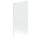 Mexen Next L parawan nawannowy 1-skrzydłowy 90 x 150 cm, transparent, biały - 895-090-000-03-00-20