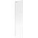 Mexen Next L parawan nawannowy 1-skrzydłowy 50 x 150 cm, prążki, biały - 895-050-000-03-09-20