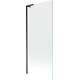 Mexen Next L parawan nawannowy 1-skrzydłowy 80 x 150 cm, transparent, czarny - 895-080-000-03-00-70