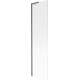 Mexen Next L parawan nawannowy 1-skrzydłowy 50 x 150 cm, prążki, gun gray szczotkowana - 895-050-000-03-09-66