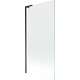 Mexen Next L parawan nawannowy 1-skrzydłowy 90 x 150 cm, transparent, czarny - 895-090-000-03-00-70