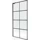 Mexen Next L parawan nawannowy 1-skrzydłowy 90 x 150 cm, czarny wzór, czarny - 895-090-000-03-77-70