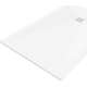 Mexen Stone+ brodzik kompozytowy prostokątny 130 x 80 cm, biały, maskownica biała - 44108013-W