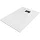 Mexen Hugo brodzik prostokątny SMC 110 x 80 cm, biały, maskownica czarna - 42108011-B