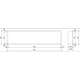 Mexen X-Wall-K półka wnękowa z konglomeratu 122,7 x 30,7 cm, biała - 1900123010, изображение 2
