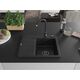 Mexen Ben zlewozmywak granitowy 1-komorowy z ociekaczem prawy 600 x 500 mm, czarny, syfon czarny - 6523605000-77-B, изображение 3