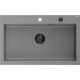 Mexen Elix zlewozmywak granitowy 1-komorowy 800 x 500 mm, szary, syfon czarny - 6527801005-71-B