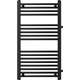 Mexen Ares grzejnik łazienkowy boczny 900 x 500 mm, 372 W, czarny - W102-0900-500-00-70-S, Krāsa: Melns, Platums: 50, Augstums: 90, 2 image