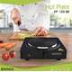 Brock Electronics Vienriņķa elektriskā plītiņa BROCK EP 100 BK, 1500W, 4 image