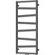 Mexen Zoom grzejnik łazienkowy dekoracyjny 1100 x 530 mm, 376 W, antracyt - W130-1100-530-00-66, Platums: 38, Augstums: 110