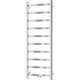 Mexen Bolt grzejnik łazienkowy 1200 x 500 mm, 251 W, chrom - W126-1200-500-00-01, Krāsa: Hroms, Platums: 50, Augstums: 120