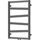 Mexen Zoom grzejnik łazienkowy dekoracyjny 770 x 530 mm, 275 W, antracyt - W130-0770-530-00-66, Platums: 53, Augstums: 80