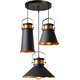 Toolight Lampa sufitowa ASTI ABC Czarna