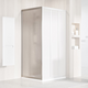Shower fixed wall APSS-90 198 satin+polystyrene Pearl