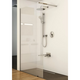 Walk In Wall Air-100 bright alu+Transparent