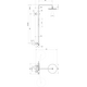 SG 091.10WHM Therm. shower column, sliding, w. set,wht. m., изображение 2