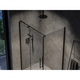 Shower fixed wall COPS-100 black+transparent, изображение 2