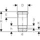 Geberit HDPE kompensācijas uzmava D160, 2 image