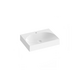 Washbasin Lite 600 white without overflow with hole