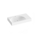 Washbasin Lite 800/600 R white without overflow with hole