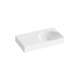 Washbasin Lite 800/450 L white without overflow and hole